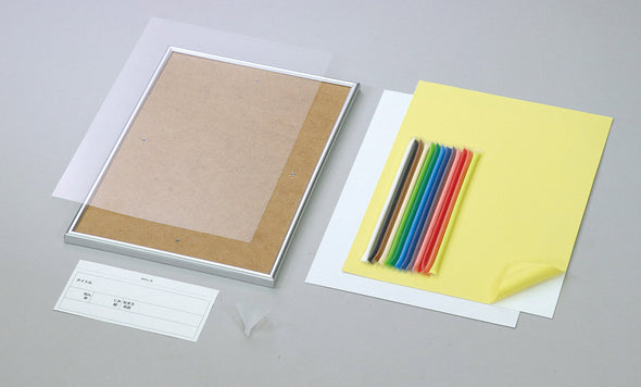 Sand painting set A4 with metallic frame01