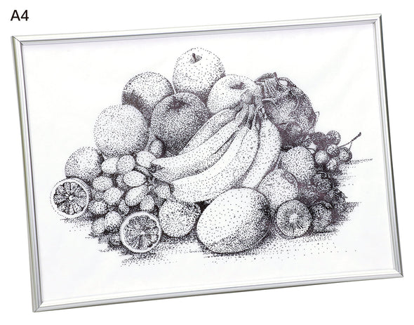 Pointillism frame A4 with pen01