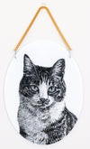 Pointillism art board with pen01