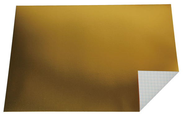 Metallic craft graph paper 4 cuts gold color 1 sheet01