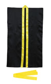 Soft satin long hip L black/yellow collar (with headband)01