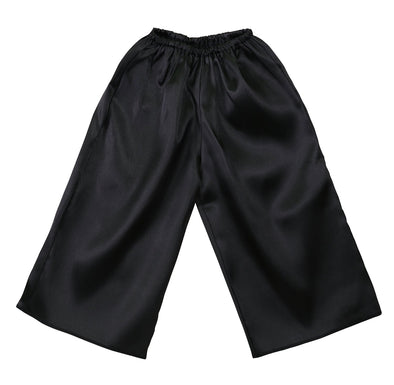 Soft satin bones C black01