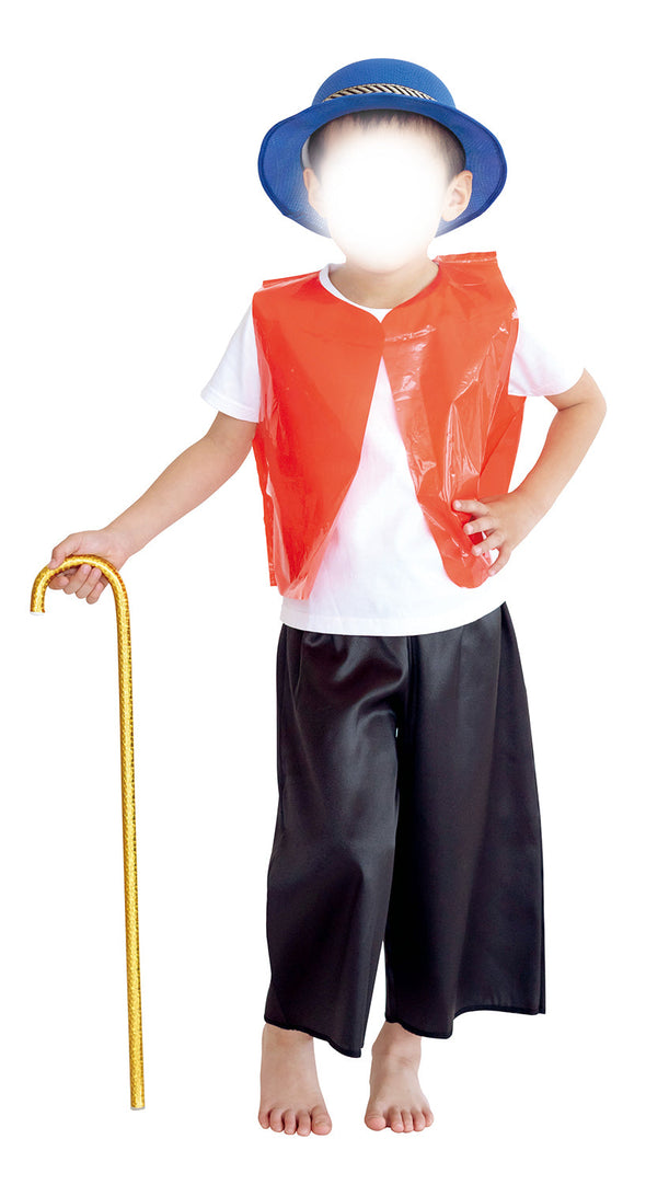 Vinyl costume base C vest red (10 pieces)02