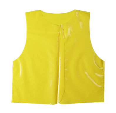 Vinyl costume base C vest yellow (10 pieces)01