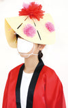 Woven hat (made of plastic)01