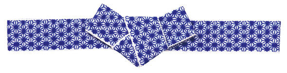 Easy Chiyo Knot Hachimaki Blue01