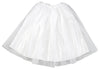 Satin frilly skirt white01