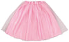 Satin frilly skirt pink01