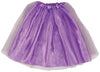 Satin frilly skirt purple01