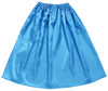 Soft satin jacket/skirt straight blue01
