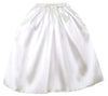 Soft satin jacket/skirt straight white01
