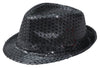Costume set (sparkling butterfly neck tie red, glitter hat black)01