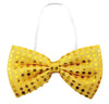 Costume set (glitter butterfly tie gold, glitter hat black)03