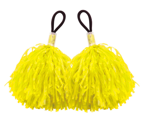 Hand free pompon small yellow01