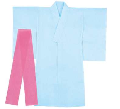 Costume base kimono (with sleeves) light blue01