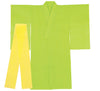 Costume base kimono (with sleeves) yellow green01