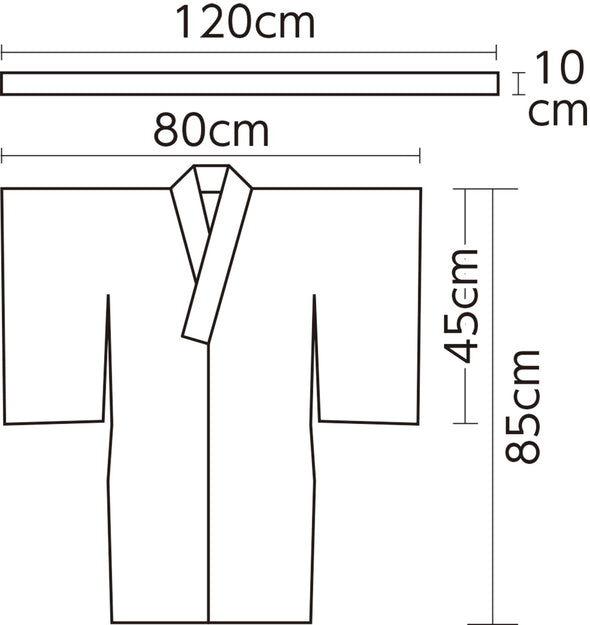 Costume base kimono (with padding) white01