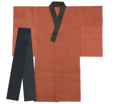 Costume base kimono (with sleeves) brown01