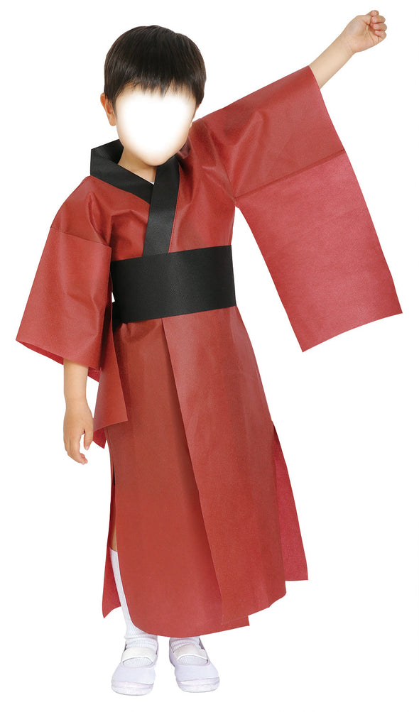 Costume base kimono (with sleeves) brown01