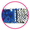 Sequin list band blue & silver02
