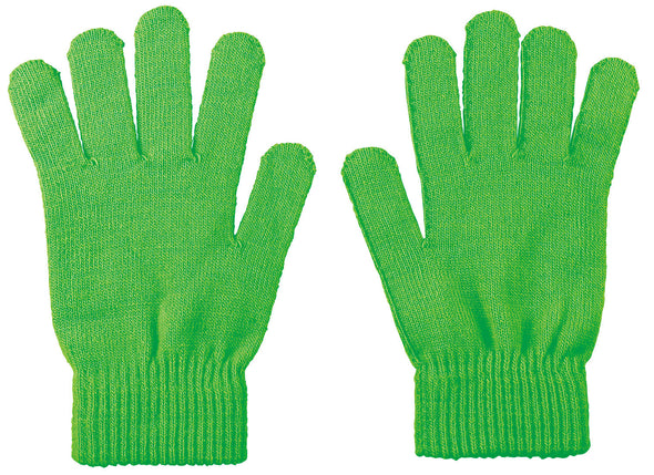 Colored Gloves Large Fluorescent Green01