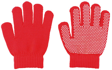 Colored stretchy gloves with anti-slip red01
