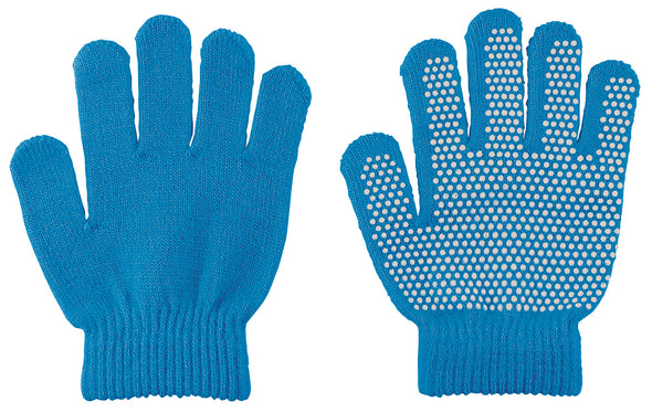 Colored stretchy gloves with anti-slip, blue01