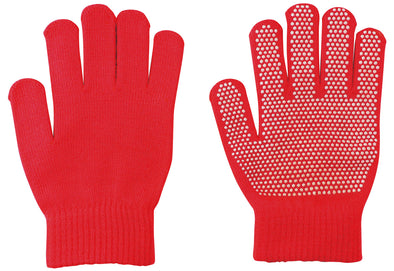 Colored stretchy gloves, large, non-slip, red01