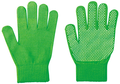 Colored Gloves, Large, Fluorescent Green with Anti-Slip01
