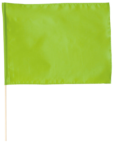 Satin Big Flag Fluorescent Green Φ12mm01