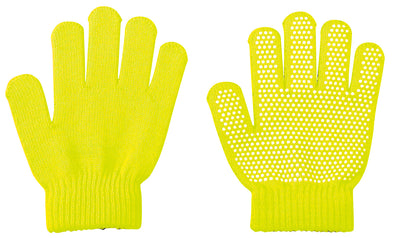 Colored free-flowing gloves with anti-slip fluorescent yellow01