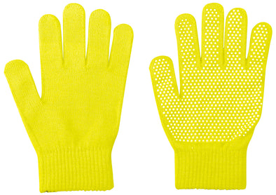 Colored Gloves, Large, Non-Slip, Fluorescent Yellow01