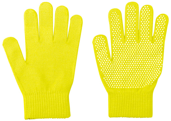 Colored Gloves, Large, Non-Slip, Fluorescent Yellow01