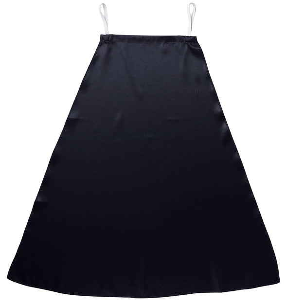 Soft satin hood black01