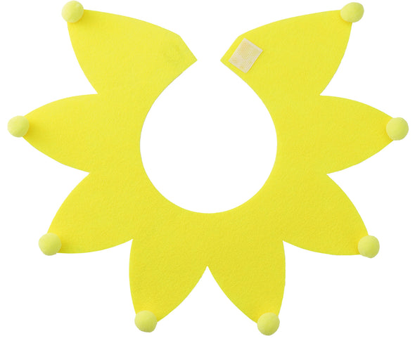 Felt collar yellow01
