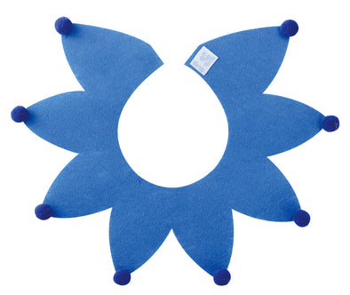 Felt collar blue01