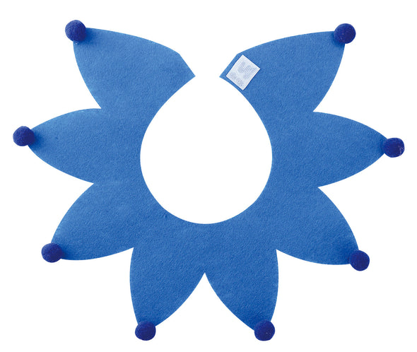 Felt collar blue01