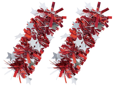 Glitter patch wristband red/silver set of 201
