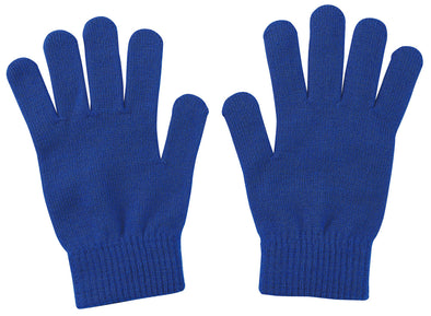 Colored stretchy gloves large color blue01