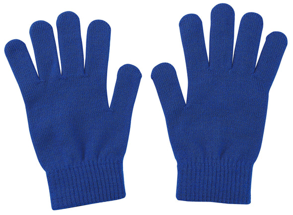 Colored stretchy gloves large color blue01