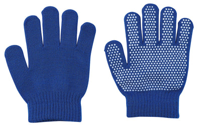 Colored stretchy gloves with anti-slip color blue01