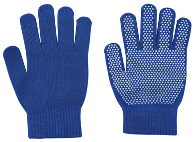 Colored stretchy gloves with large anti-slip grip, color blue01