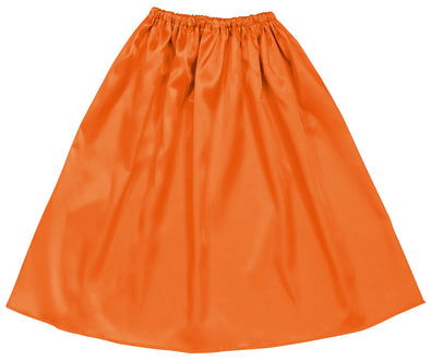 Soft satin jacket/skirt straight orange01
