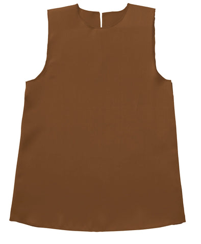 Soft satin one piece C brown01
