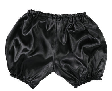 Soft satin pumpkin pants C black01
