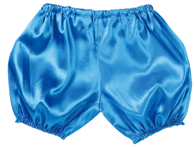Soft satin pumpkin pants J blue01