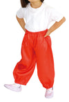 Soft satin salle pants C size red02