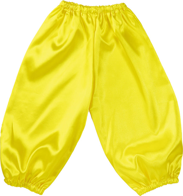 Soft satin salle pants C size yellow01