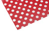 Color non-woven fabric 10m roll polka dot red02
