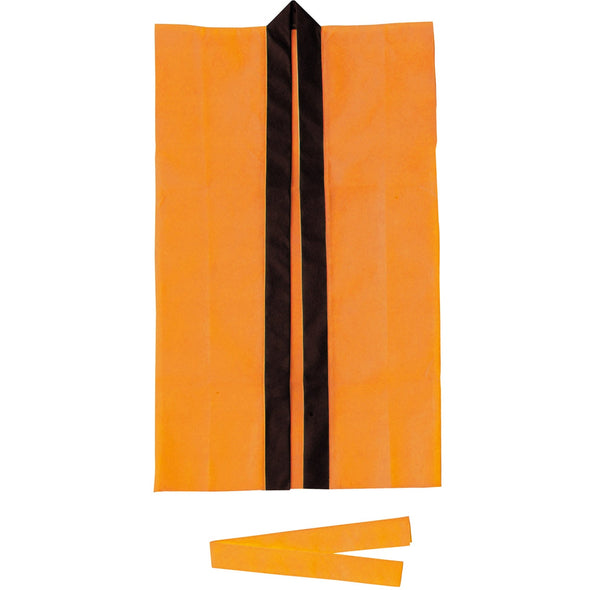 Long happy non-woven fabric Orange S (with headband)01